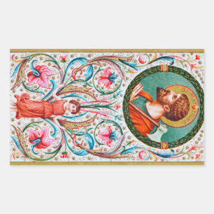 Sticker Rectangulaire Saint Matthias l'Apôtre (JMAS 09)