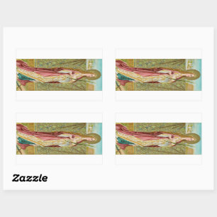 Sticker Rectangulaire Sainte Agnès de Rome (BC 01)