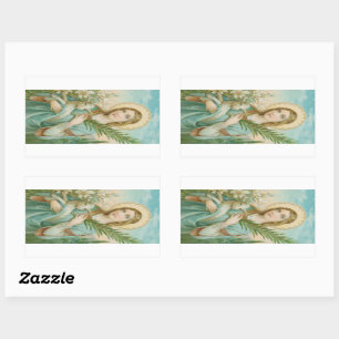Sticker Rectangulaire Sainte Agnès de Rome (MH 01)