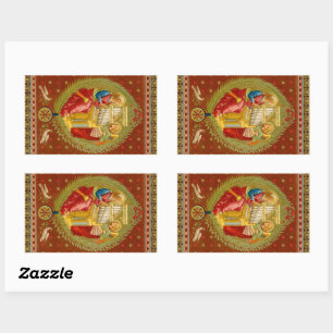 Sticker Rectangulaire Sainte Cécile de Rome (SNV 36)