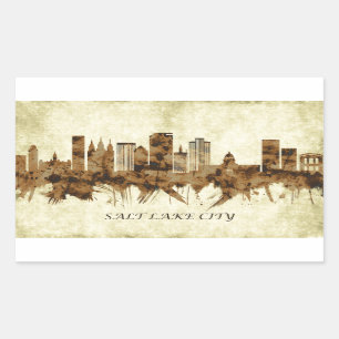 Sticker Rectangulaire Salt Lake City