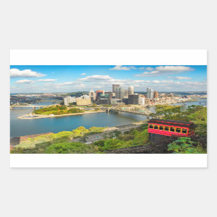 Sticker Rectangulaire Salutation De Pittsburgh PA