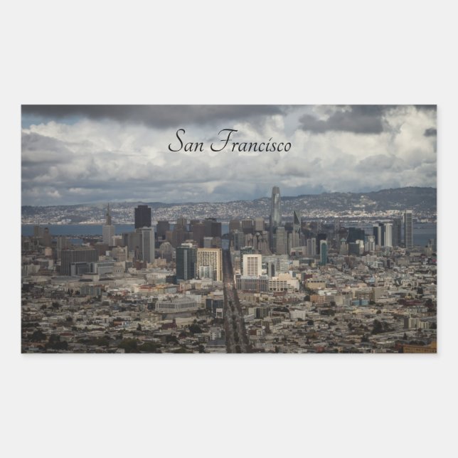 Sticker Rectangulaire San Francisco 2018 (Devant)