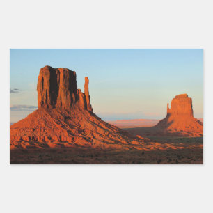 Sticker Rectangulaire Sandstones Utah, photo pittoresque,
