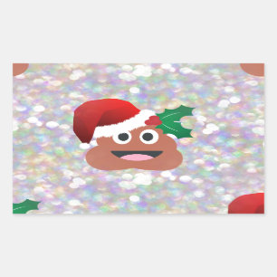 Sticker Rectangulaire santa claus emoji