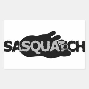 Sticker Rectangulaire Sasquatch