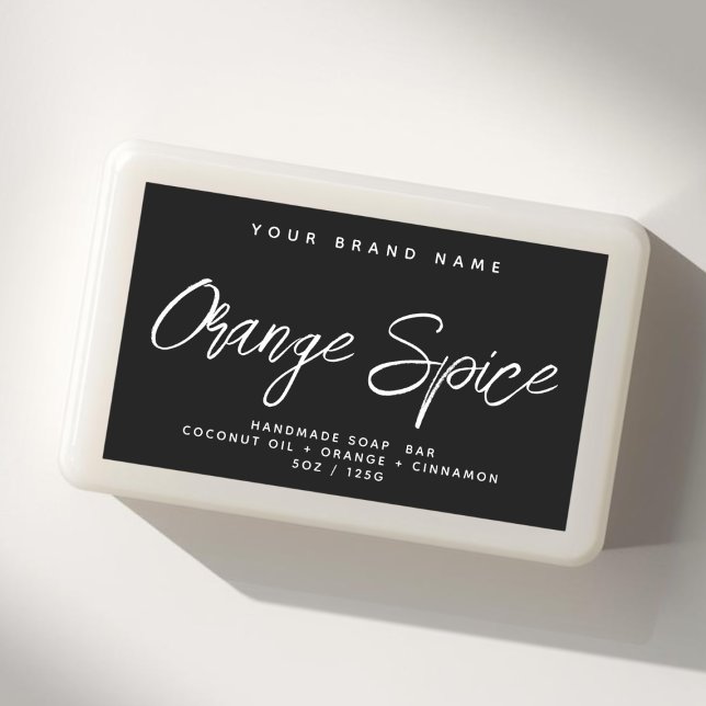 Sticker Rectangulaire Savon moderne cosmétiques simples élégants  (Créateur téléchargé)