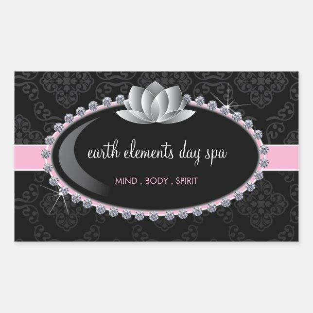 Sticker Rectangulaire Sceau d'enveloppe de boutique classique (Devant)