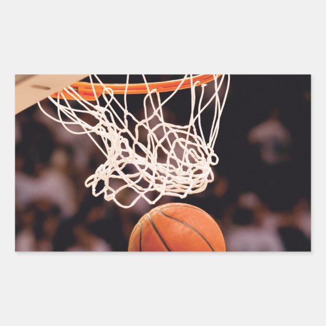 Sticker Rectangulaire Scoring de basket-ball (Devant)