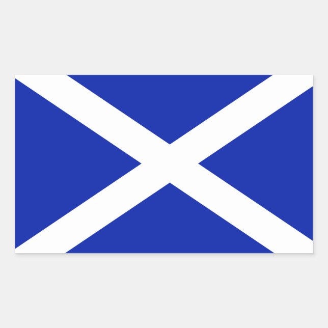Sticker Rectangulaire Scotland Flag (Devant)