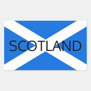 Sticker Rectangulaire Scottish Flag Scotland stkcn