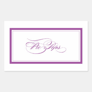 Sticker Rectangulaire Secteurs personnalisés