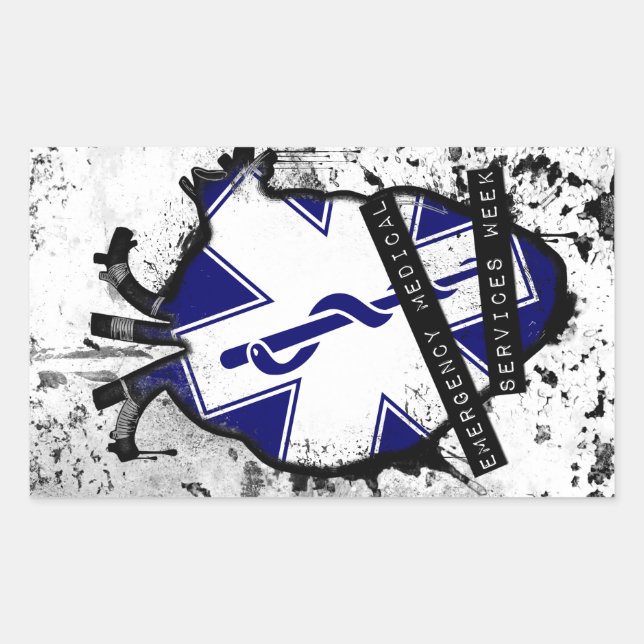 Sticker Rectangulaire semaine des em (Devant)