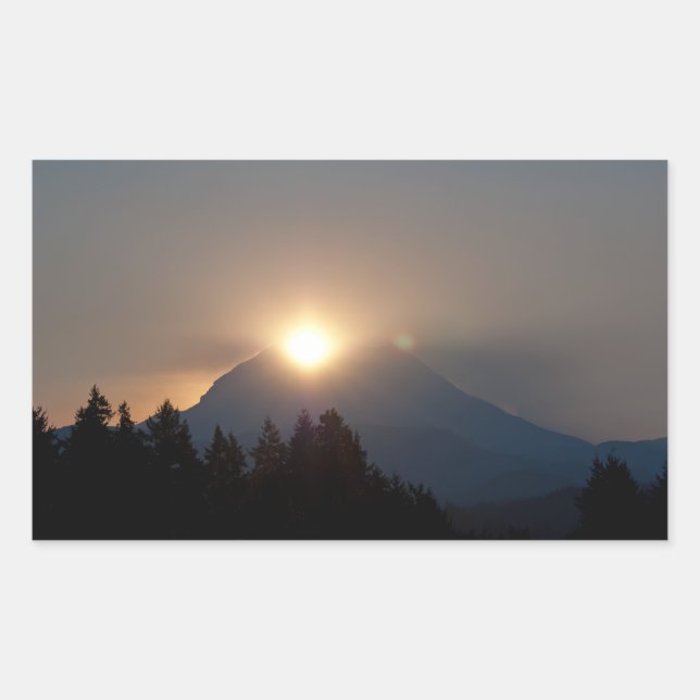 Sticker Rectangulaire Septembre Sunrise (Devant)