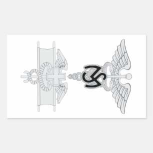 Sticker Rectangulaire Service médical EFMB