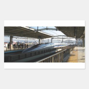 Sticker Rectangulaire Shinkansen série 500 新 幹 train 線