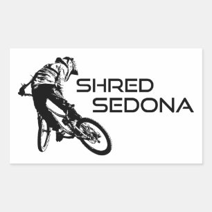 Sticker Rectangulaire Shred Sedona Arizona VTT