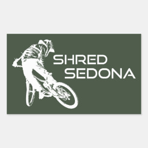 Sticker Rectangulaire Shred Sedona Arizona VTT