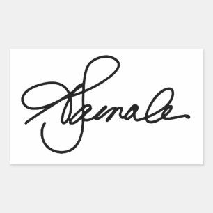 Sticker Rectangulaire Signature KAMALA