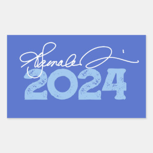 Sticker Rectangulaire Signature Kamala 2024