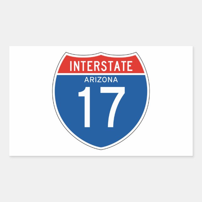 Sticker Rectangulaire SIGNE INTERÉTAIRE 17 - Arizona (Devant)