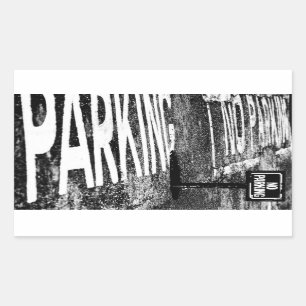 Sticker Rectangulaire signes de réservation