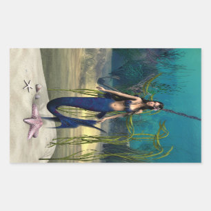 Sticker Rectangulaire Sirène