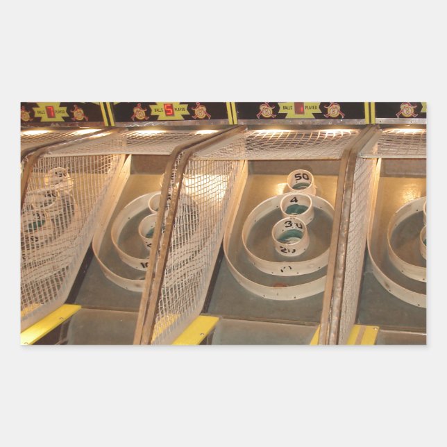 STICKER RECTANGULAIRE SKEE BALL ! (Devant)