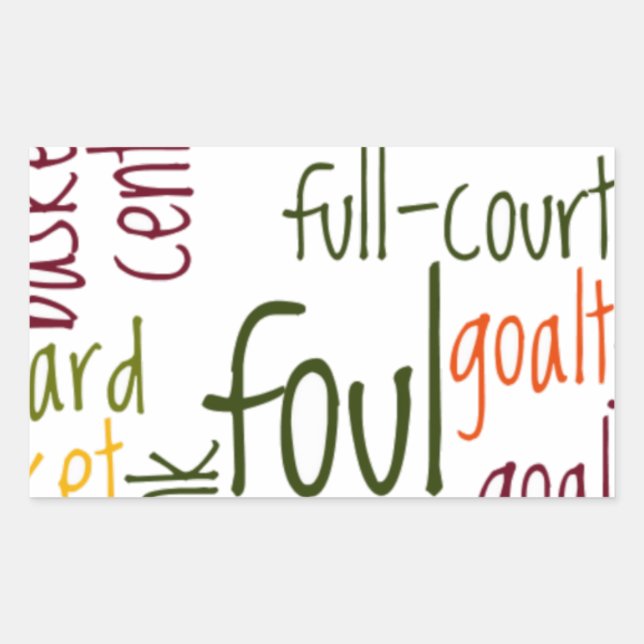 Sticker Rectangulaire Slam Dunk Dreams : Basketball - Jeu des Champions (Devant)