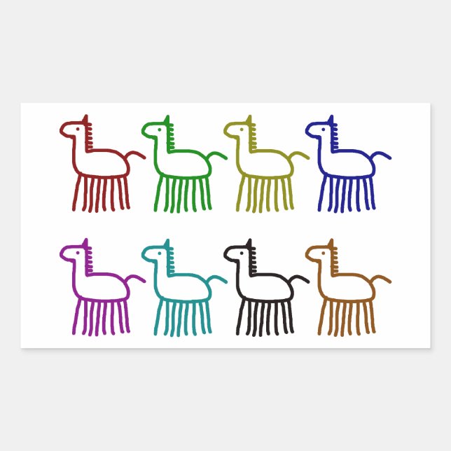 Sticker Rectangulaire sleipnir8 (Devant)