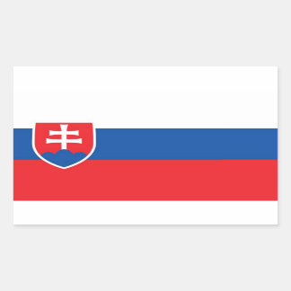 STICKER RECTANGULAIRE SLOVAQUIE