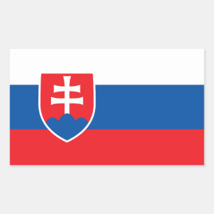 Sticker Rectangulaire Slovaquie
