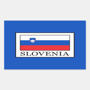 Sticker Rectangulaire Slovénie