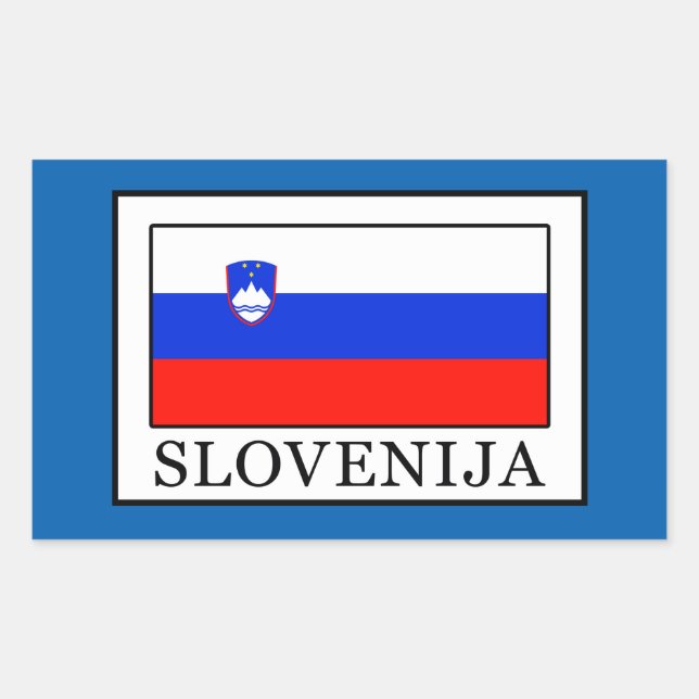 Sticker Rectangulaire Slovija (Devant)