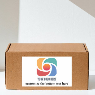 Sticker Rectangulaire Société de marketing de logo d'entreprise personna