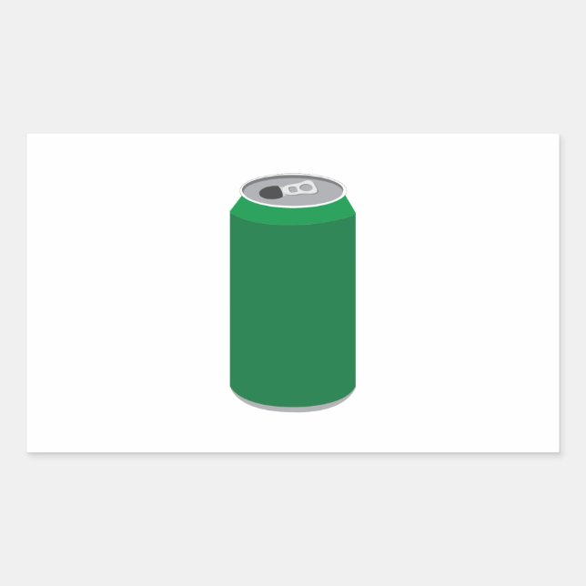 Sticker Rectangulaire Soda Can (Devant)