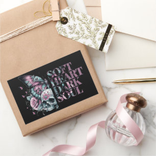 Sticker Rectangulaire Soft Heart Dark Soul Pastel Goth