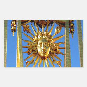 Sticker Rectangulaire soleil de louis xiv