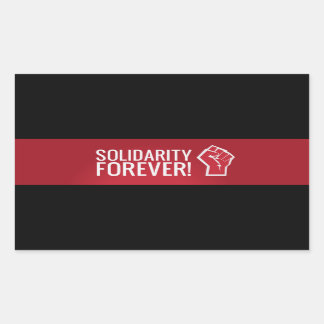 Sticker Rectangulaire Solidarité pour toujours !