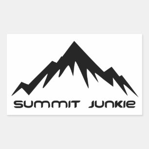 Sticker Rectangulaire Sommet Junkie