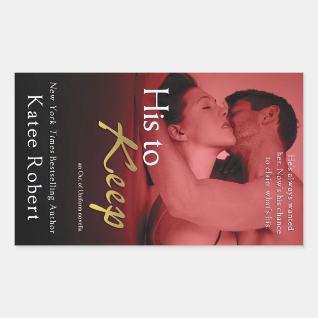 Sticker Rectangulaire Son à garder par Katee Robert (Devant)