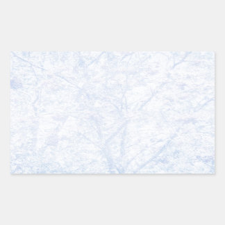 Sticker Rectangulaire Sorbe bleue molle de teinte