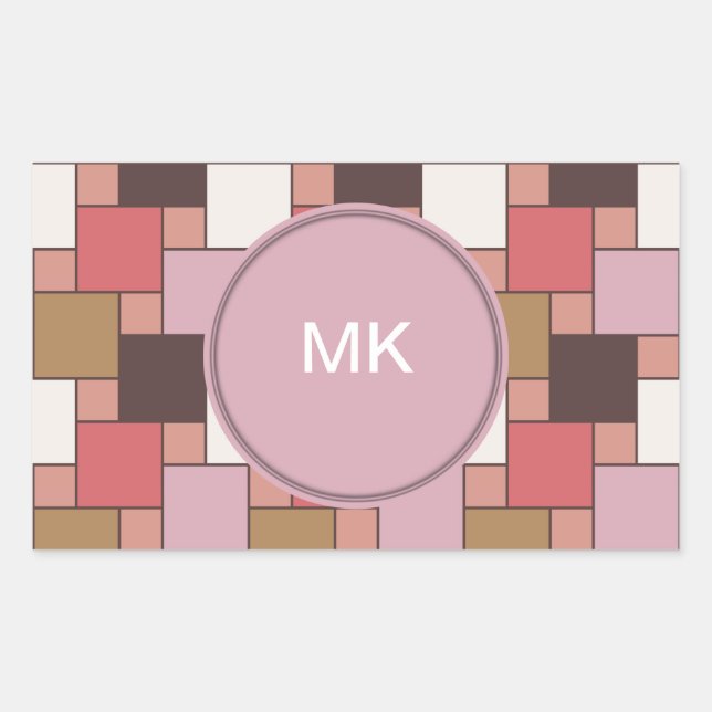 Sticker Rectangulaire Sorbet bulle (Devant)