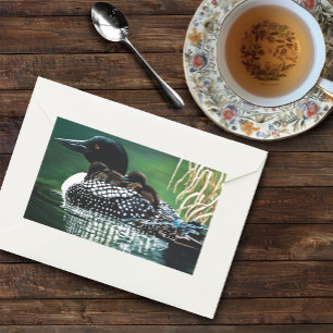 Sticker Rectangulaire Sortie de la famille Loon