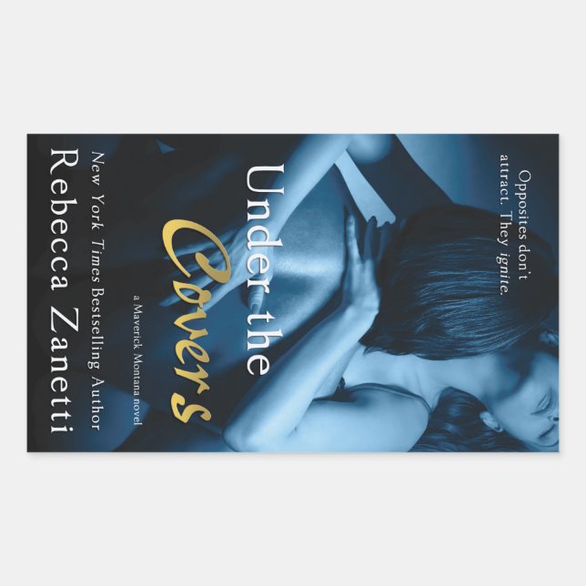 Sticker Rectangulaire Sous les couvertures de Rebecca Zanetti (Devant)