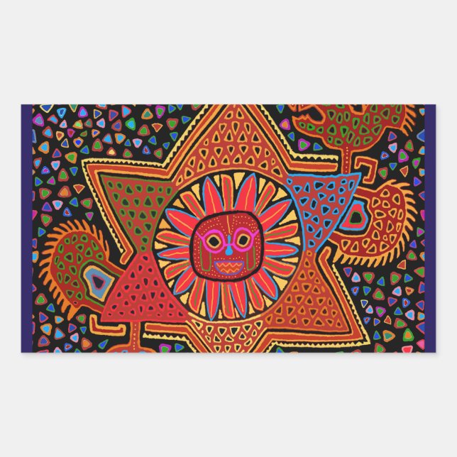 Sticker Rectangulaire Southwest Del Sol (Devant)