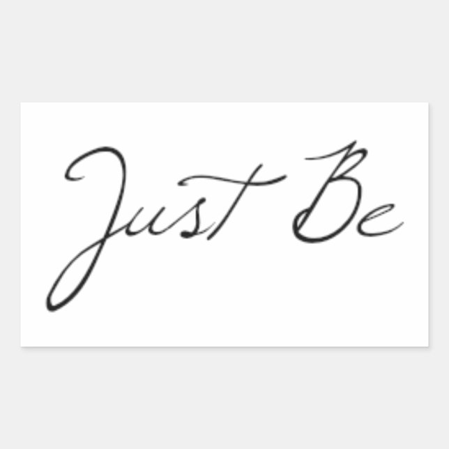 Sticker Rectangulaire Soyez Phrase (Devant)