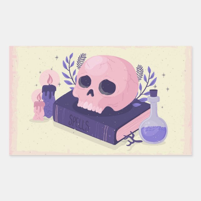Sticker Rectangulaire Spells (Devant)