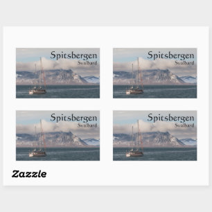 Sticker Rectangulaire Spitsbergen Svalbard