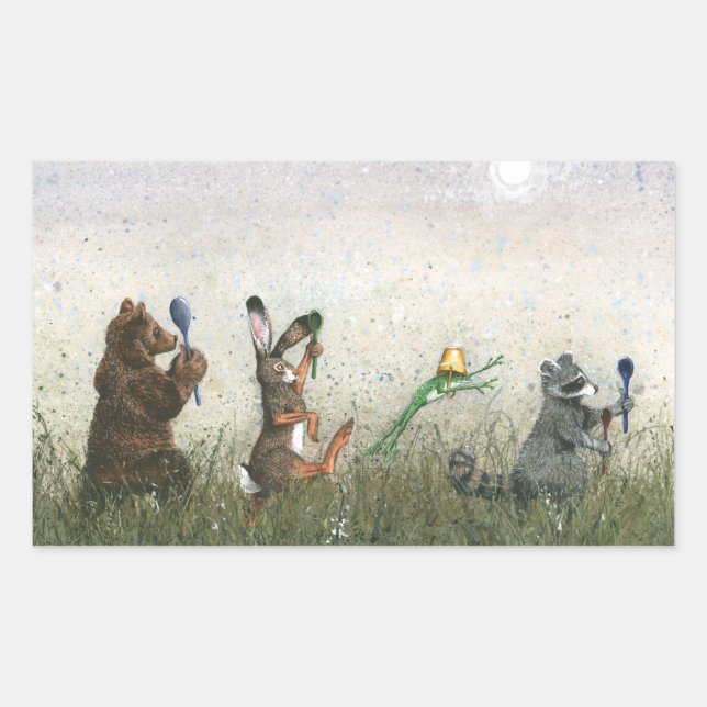 Sticker Rectangulaire Spoon! (Devant)